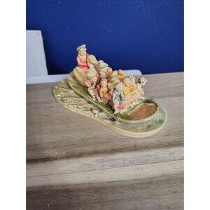 Sebastian Miniatures Ceramic Figure Sivan Boat Boston Public Gardens